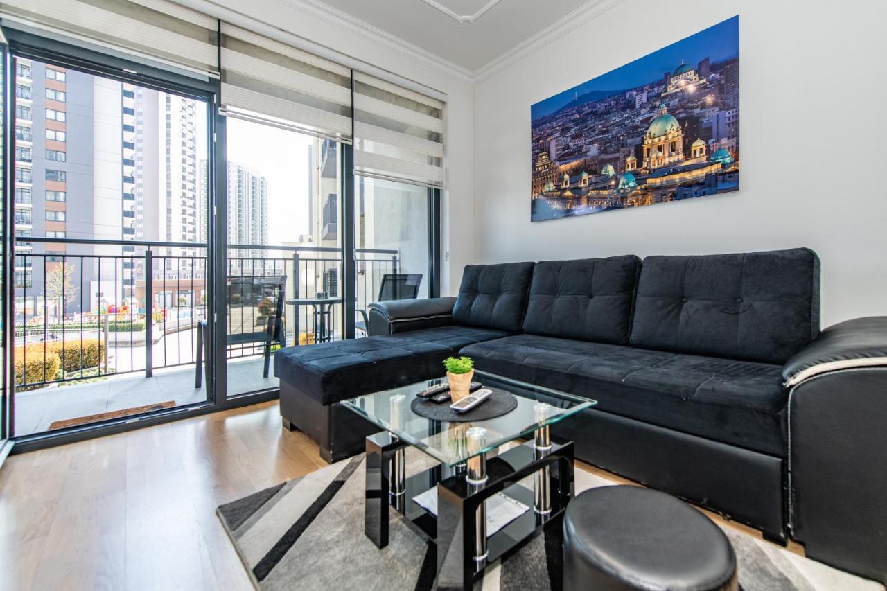 Modern Apartment In Belgrade Waterfront Eksteriør billede