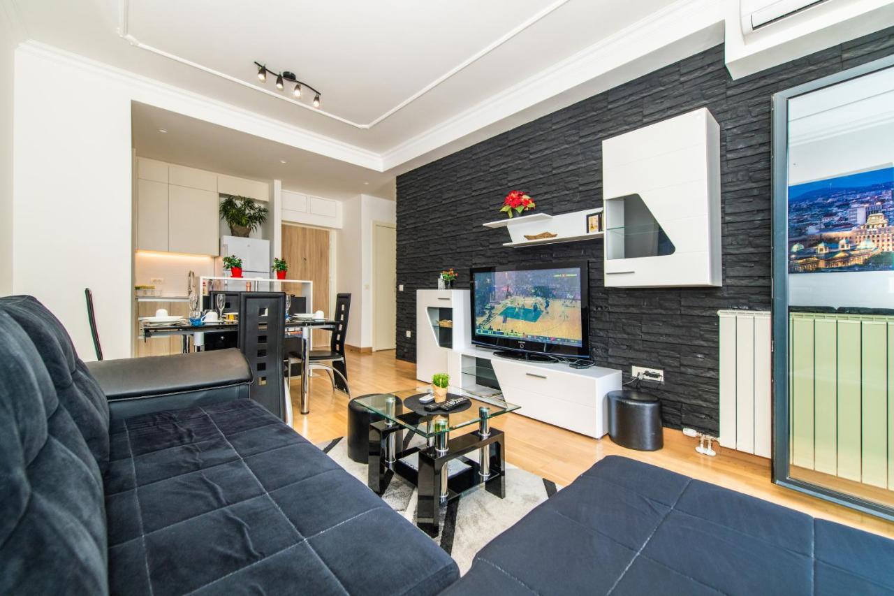 Modern Apartment In Belgrade Waterfront Eksteriør billede