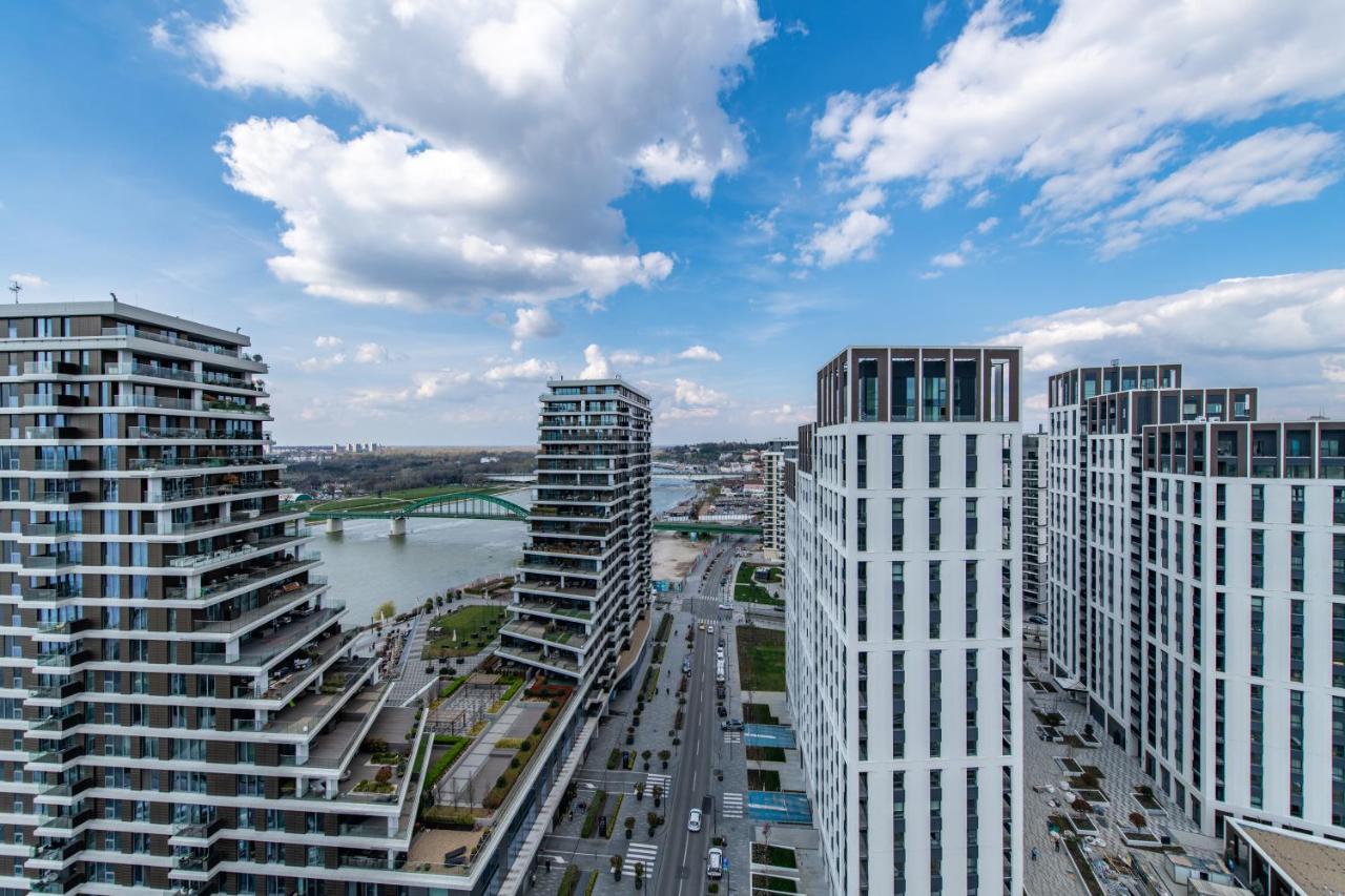 Modern Apartment In Belgrade Waterfront Eksteriør billede