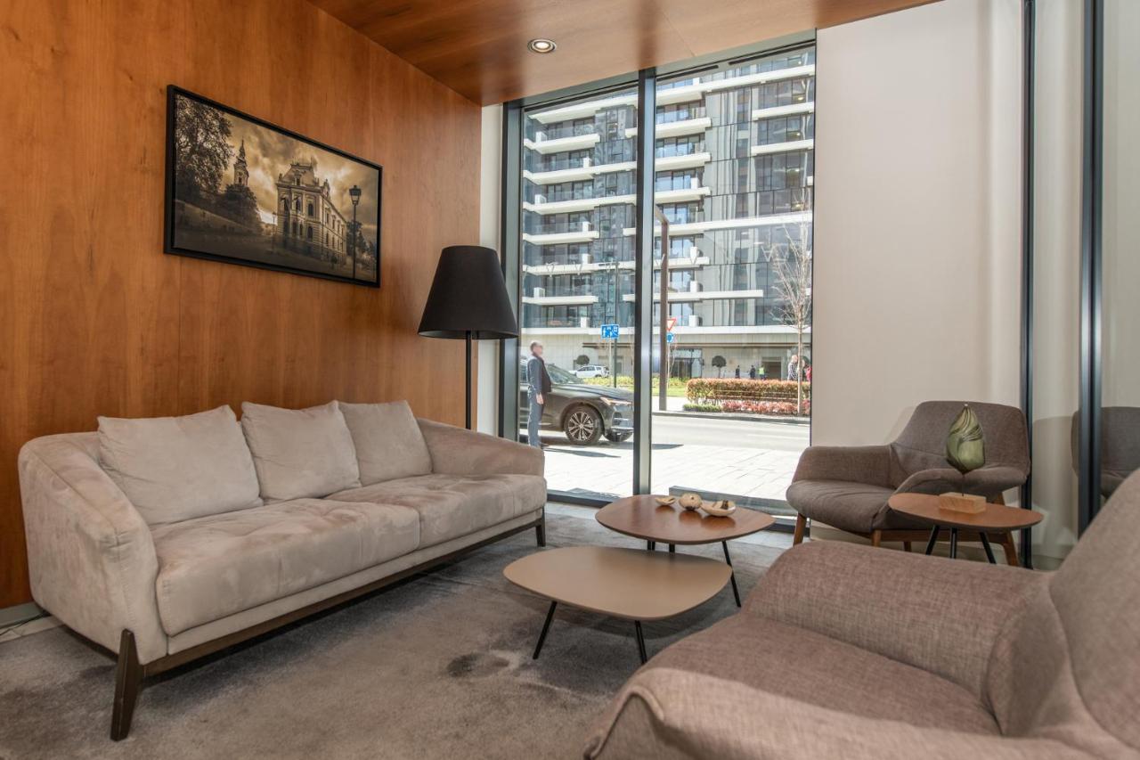 Modern Apartment In Belgrade Waterfront Eksteriør billede