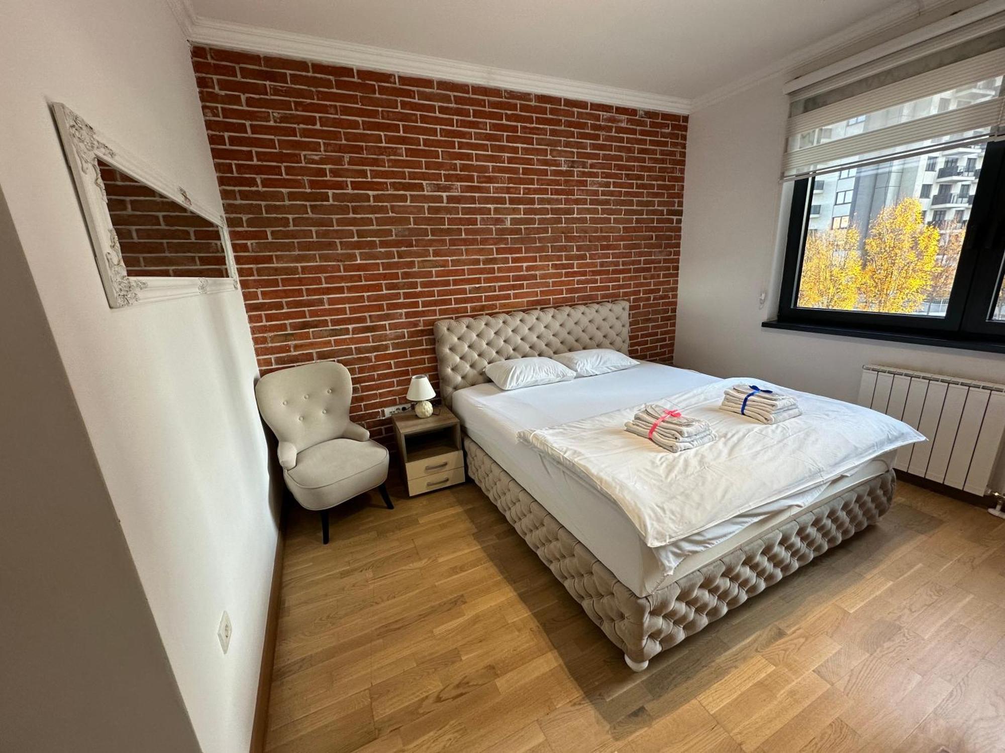 Modern Apartment In Belgrade Waterfront Eksteriør billede