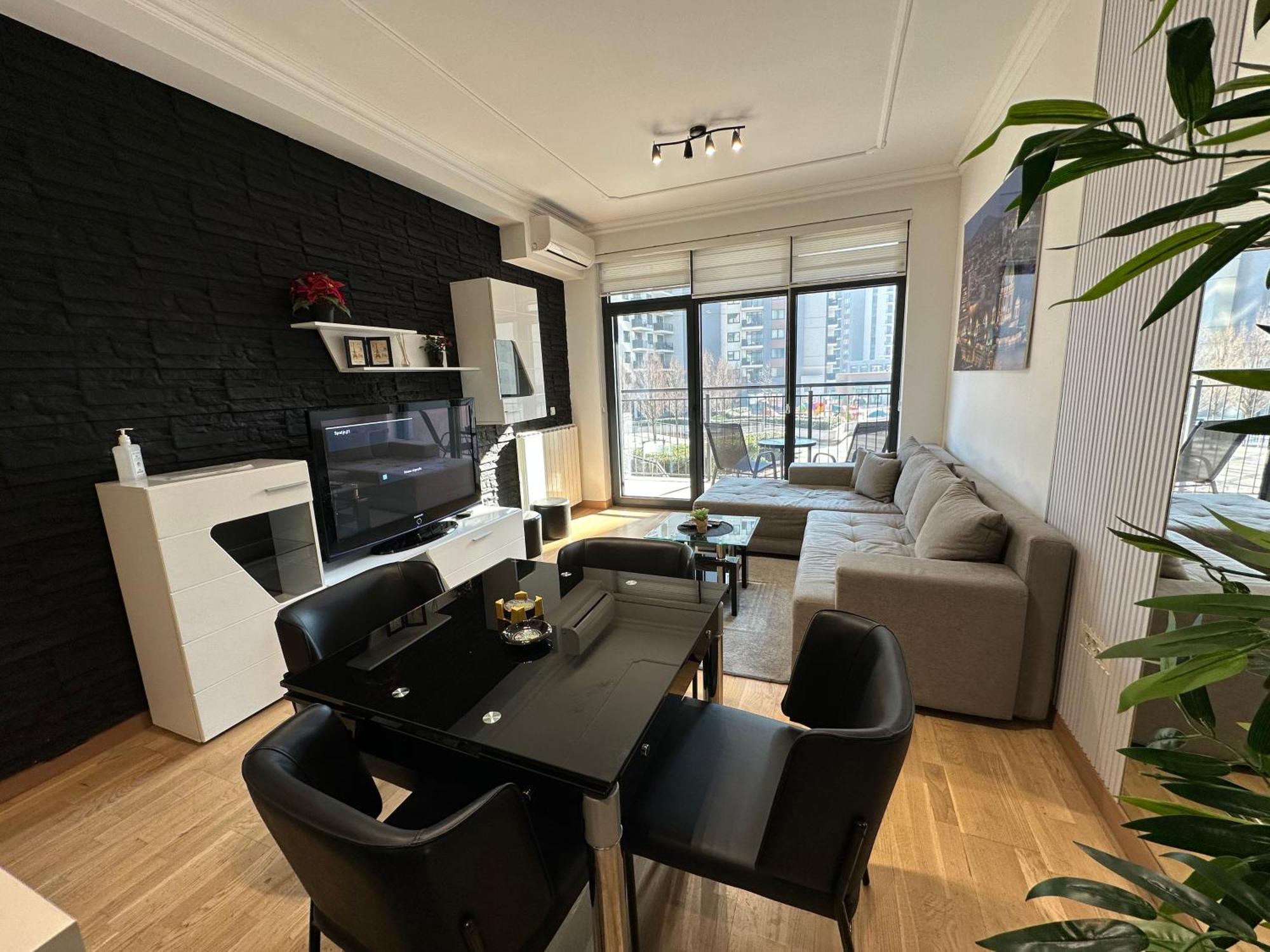Modern Apartment In Belgrade Waterfront Eksteriør billede